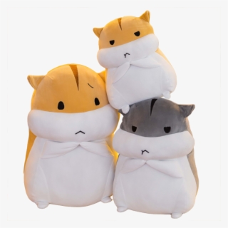 Grey/yellow Kawaii Plush Hamster Toy Sp1711568 - Kawaii Stuffed Animals Png