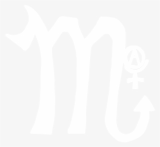 In Short Form, The Logo Features Only The Scorpio Glyph, - Calligraphy