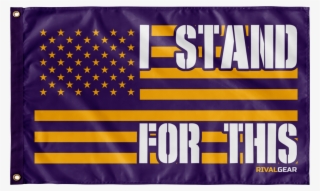 Minnesota Football One-sided Wall Flag, I Stand For - Banner
