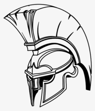 Drawn Warrior Roman Soldier - Roman Helmet Coloring Page