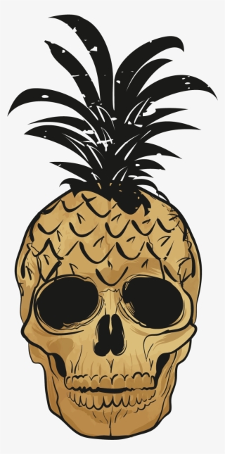 Pop Art Pineapple Wall Art Sticker - Piña Vector Png