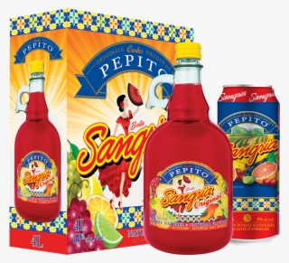 Pepito Sangria Group Shot - Glass Bottle