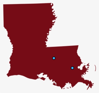 Planned Parenthood Locations - Louisiana Vector