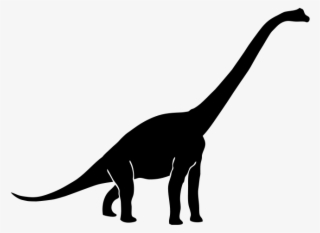 File - Sauropode Silhouette - Svg - Brachiosaurus Silhouette Png