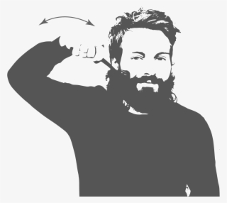 3 Step Guide To Use Beard Roller - Illustration