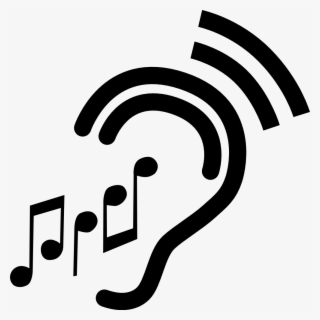 Hearing Music - Ear Listening To Music