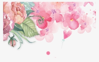 Pink Watercolor Flower Png Vector, Clipart, Psd Peoplepngcom - Flowers Png