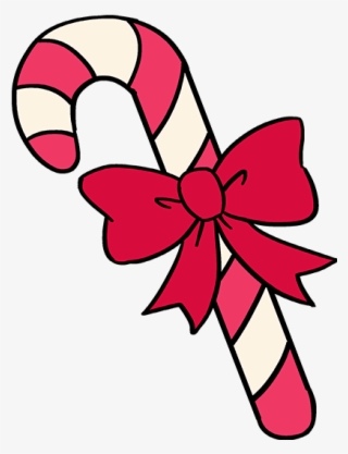 How To Draw Candy Cane - Easy Candy Cane Drawing
