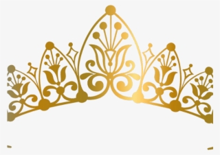Queen Clipart Golden Crown - Beauty Pageant Crown Png