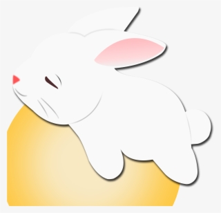 Annotate Ornament Character Snout Whiskers Line Clipart - 中秋 节 玉兔