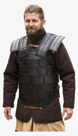 Wearable Dark Viking Armo - Open Leather Motorcycle Jacket