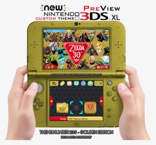 Zelda Th Anniversary Custom - Legend Of Zelda Breath Of The Wild 3ds