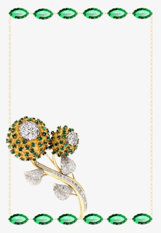 Frame,transparent ,emeralds - Royal Gold Frame Image Transparent Background