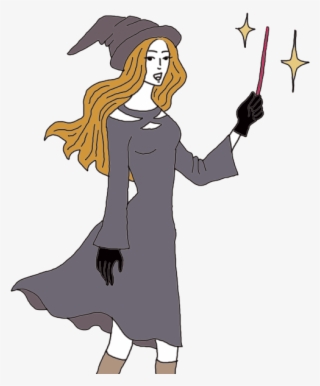 Wand Symbol In Tea Leaves - Cartoon