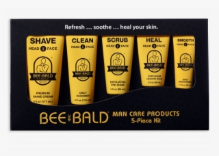 Bee Bald 5 Piece Skin Care Kit - Bee Bald