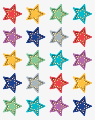 Marquee Stars Stickers - Die Cutting