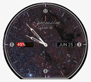 Analog Cocoon Nebula Watch Face Preview