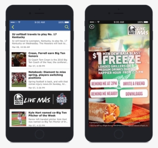 Mobile App Advertising Examples - Taco Bell