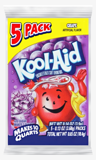 Kool-aid Unsweetened Grape Powdered Soft Drink - Grape Kool Aid Packet