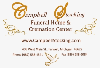 Campbell Stocking Funeral Home & Cremation Center - Calligraphy