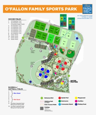 Field Map - - O Fallon Soccer Complex Map