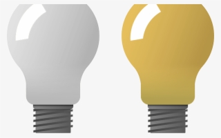 Bulbs, Electric Bulbs, Light, Lamp, Electric Clipart - Light Bulb On And Off Transparent