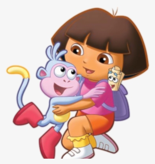 Dora The Explorer With Boots - Dora And Boots Hug