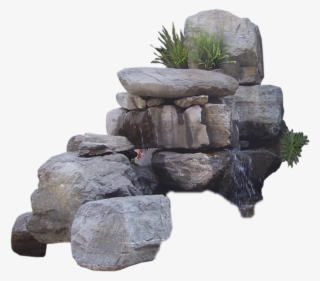Rock Rocks Water Waterfall Nature Landescape - Waterfall Rocks Png Transparent