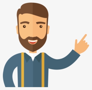 Develop A Successful T - Man With Smartphone Vector