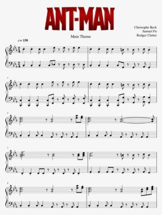 Main Theme - Ant-man - Christophe Beck - Piano Solo - Ant Man Theme Piano Sheet Music