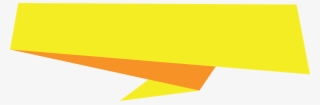 Yellow Banner Origami - Illustration
