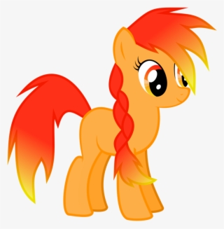This Is Fireblast She Is Still A Blank Flank Because - Peach Cream Mlp Oc