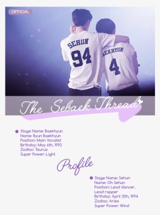 Official Sebaek Thread Poster 700x991 PNG Download PNGkit