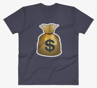 Men's Emoji V Neck - T-shirt