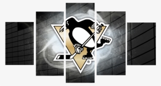 Hd Printed Pittsburgh Penguin Logo 5 Pieces Canvas - Pittsburgh Penguins Logo Edit