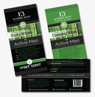 Hombre Body Packaging Design - Flyer
