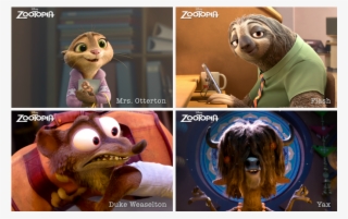 Meet The Cast Of Zootopia - Personajes De Zootopia Nombres