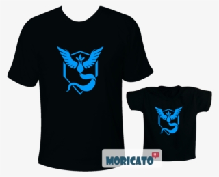 Kit Tal Pai Tal Filho Pokemon Go Team Mystic Azul - Tal Pai Tal Filho Motocross
