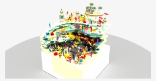 A Few Minecraft Builds, Some Are Rendered - Birthday Cake