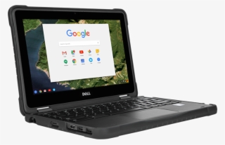 6" Commercial Grade Form Fit 360° Cover For Dell Chromebook™ - Chromebook Covers For Boys