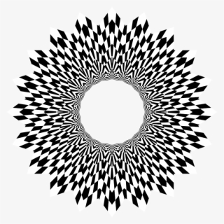 Checkerboard Mandala - Cannabis Vectors Free Download