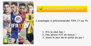 Précommandez Fifa 17 Sur Pc - Gra Komputerowa Fifa 17