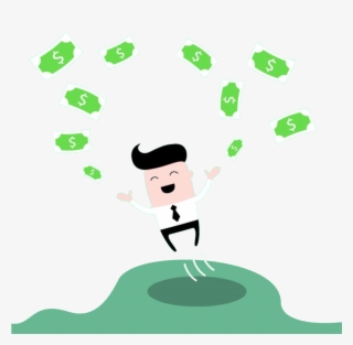 Person With Money Signs Eyes Royalty Free Stock - Clip Art