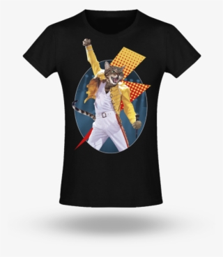Freddie Purrcury - Girly Tee - " - Active Shirt