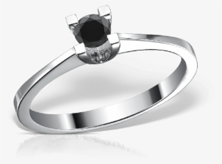 Inel Victoria Diamant Negru Dyrg03343 Teilor - Inele Aur Alb Cu Diamante