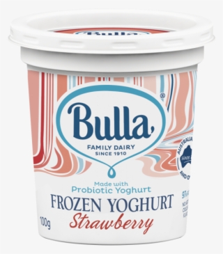 Bulla Frozen Yoghurt Cup Strawberry 100g