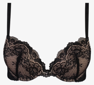 Edition Contrast Lace Bra Black Diamond Brau01 5005black - Lingerie Top