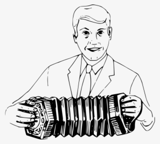 Musical Instruments Drawing Concertina Accordion Music - Draw People Playing Musical Instruments
