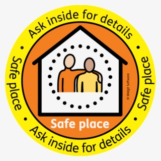 Safe Places Window Sticker - Leicestershire Keep Safe Places