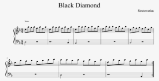 Black Diamond Sheet Music Composed By Stratovarius - Black Diamond Stratovarius Partitura Piano
